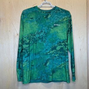 Magellan Outdoors Fishing Shirt Reversible Men's Large Great Condition